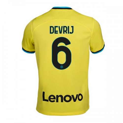 Günstige Fußballtrikots Inter Mailand DE VRIJ 6 3rd trikot 2022-23 Kurzarm Günstige Fußballtrikots Inter Mailand DE VRIJ 6 3rd trikot 2022-23 Kurzarm